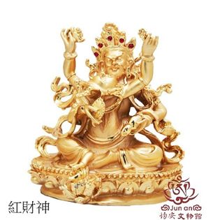 紅財神10公分佛像