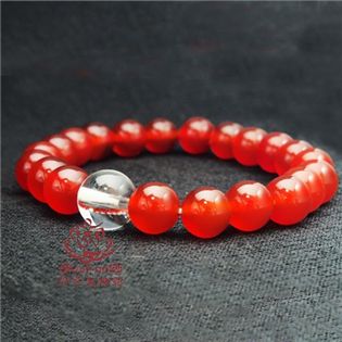 紅瑪瑙手珠-10mm