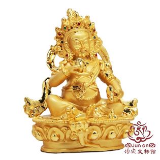 黃財神9公分佛像